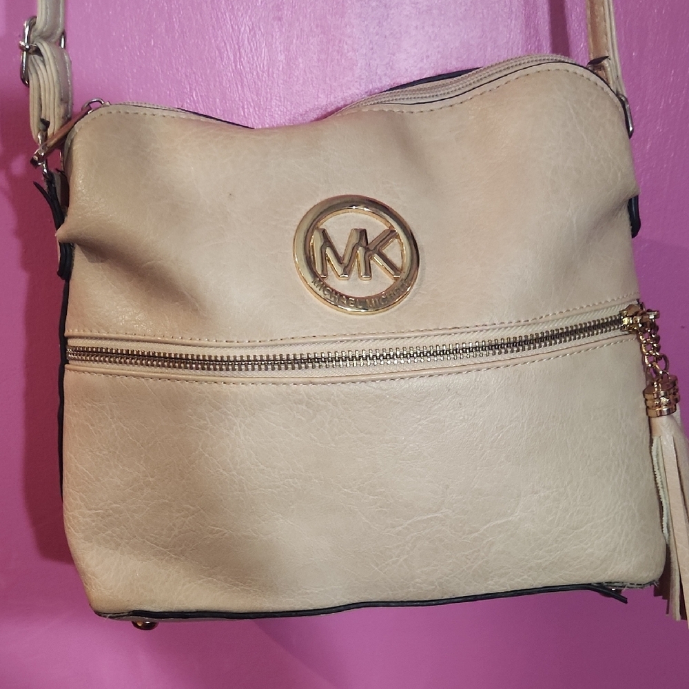 Cream Crossbody Bag